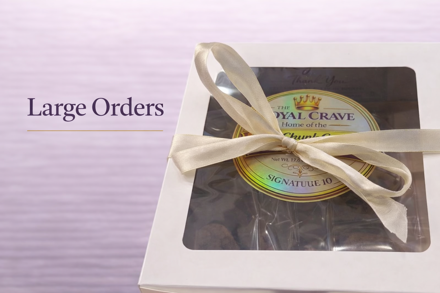Large Orders